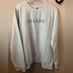 Seaside Light Blue Women's Crewneck Sweatshirt